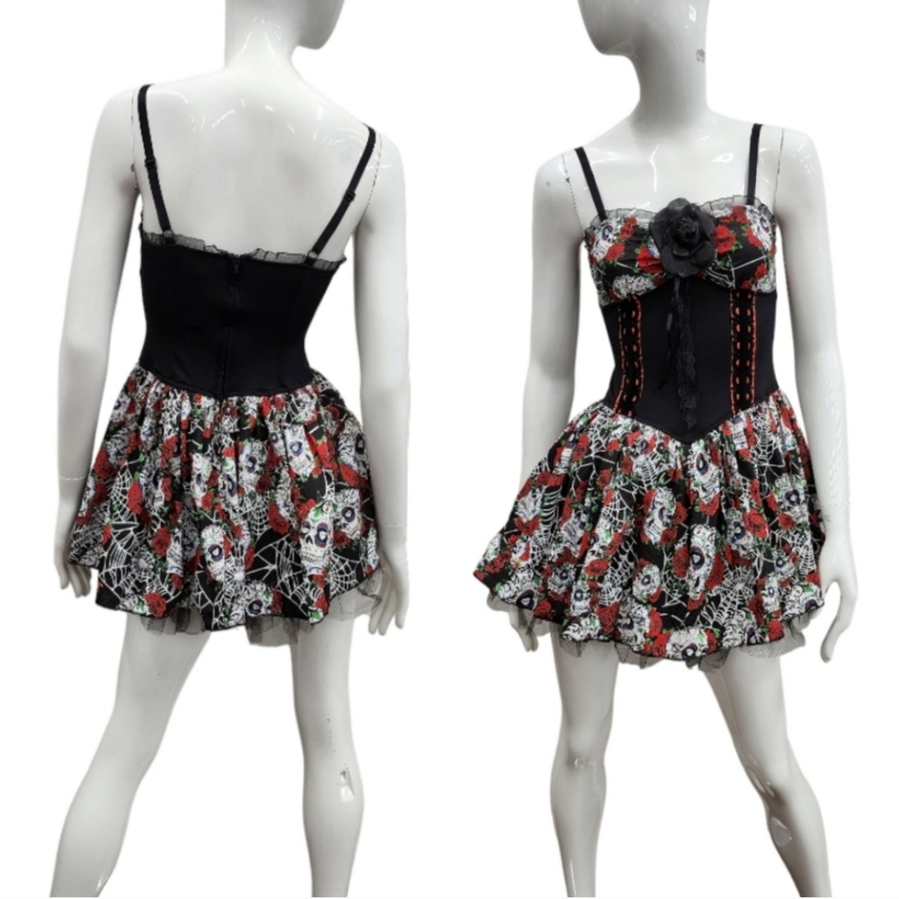 🆕️NWT Sugar Skull & Web Dress